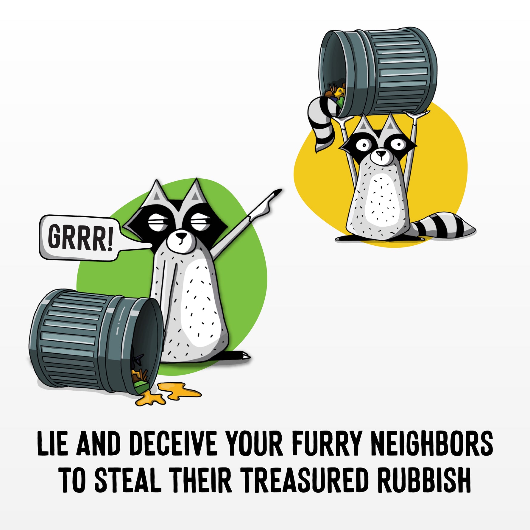 Lying, Cheating Raccoons – The Ultimate Bluffing Dice Game