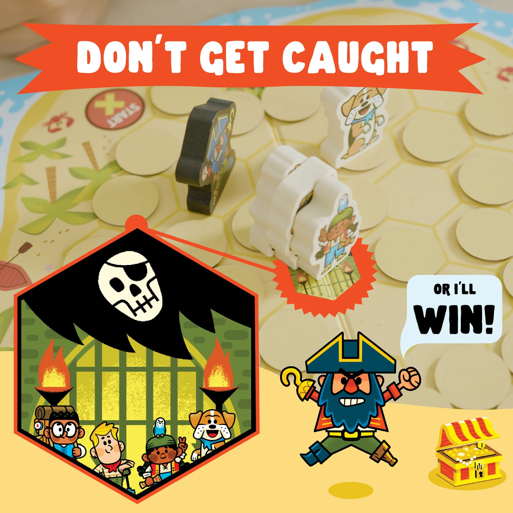 Treasure Hunt Cooperative Board Game