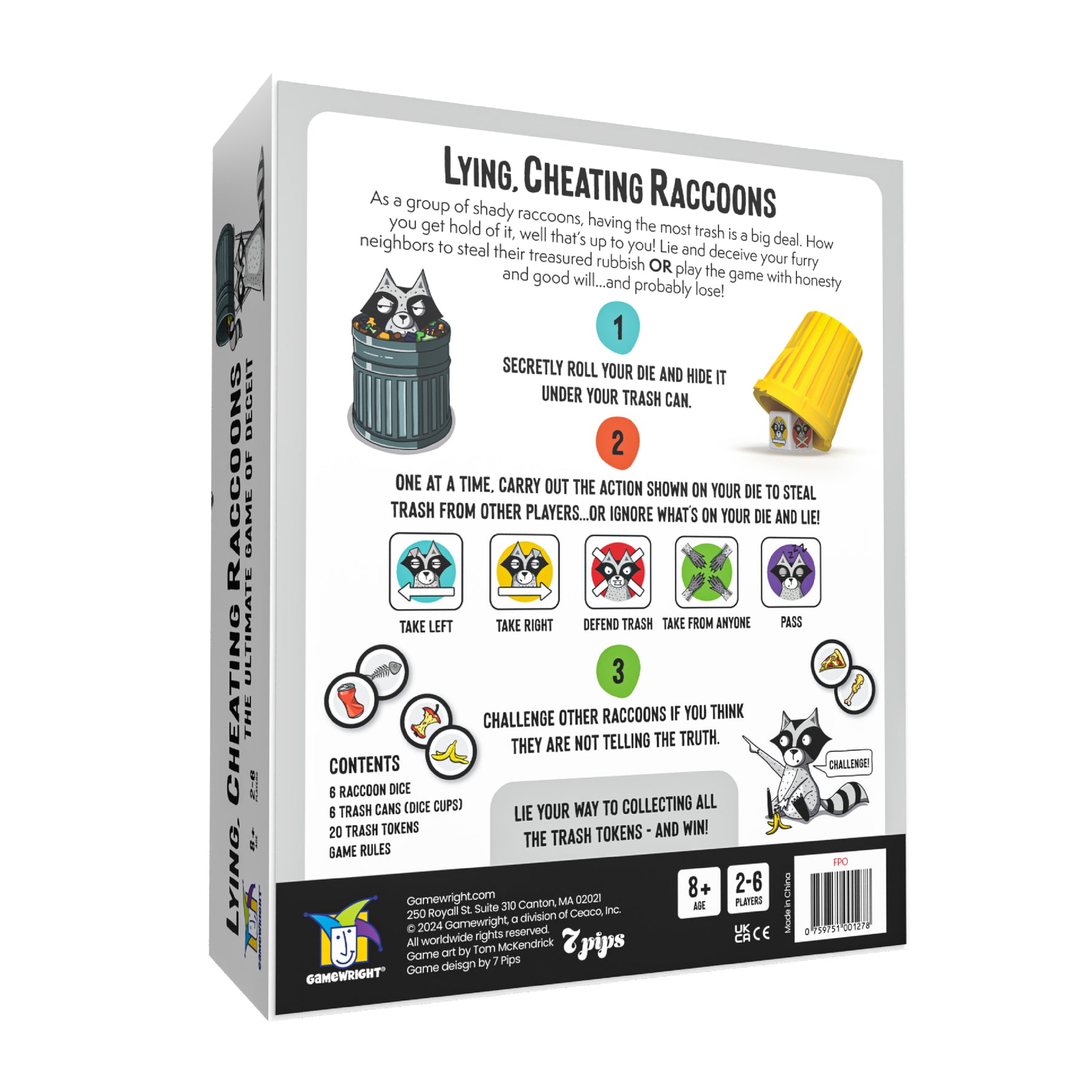 Lying, Cheating Raccoons – The Ultimate Bluffing Dice Game