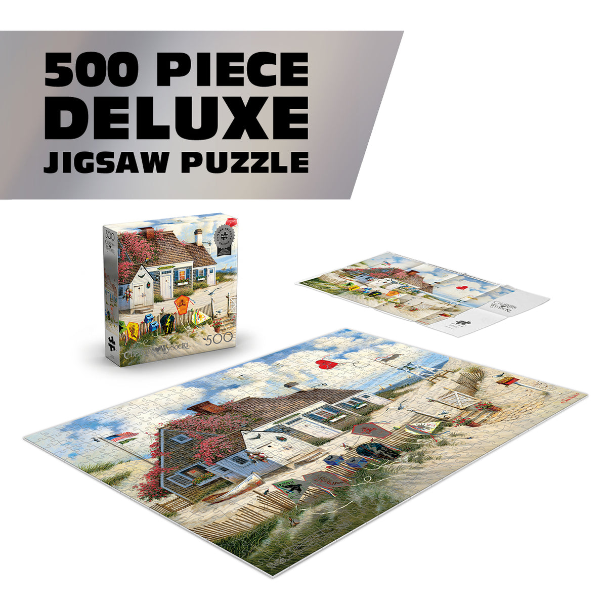 Charles Wysocki - Silver Select: Rootbeer Break at the Butterfields 500 Piece Puzzle