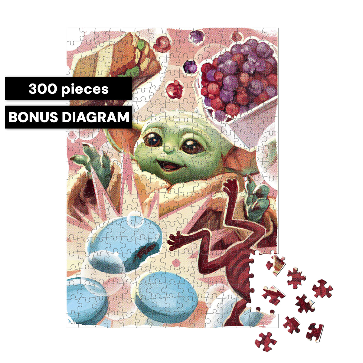 Star Wars: Snack Time for Grogu 300 Piece Puzzle