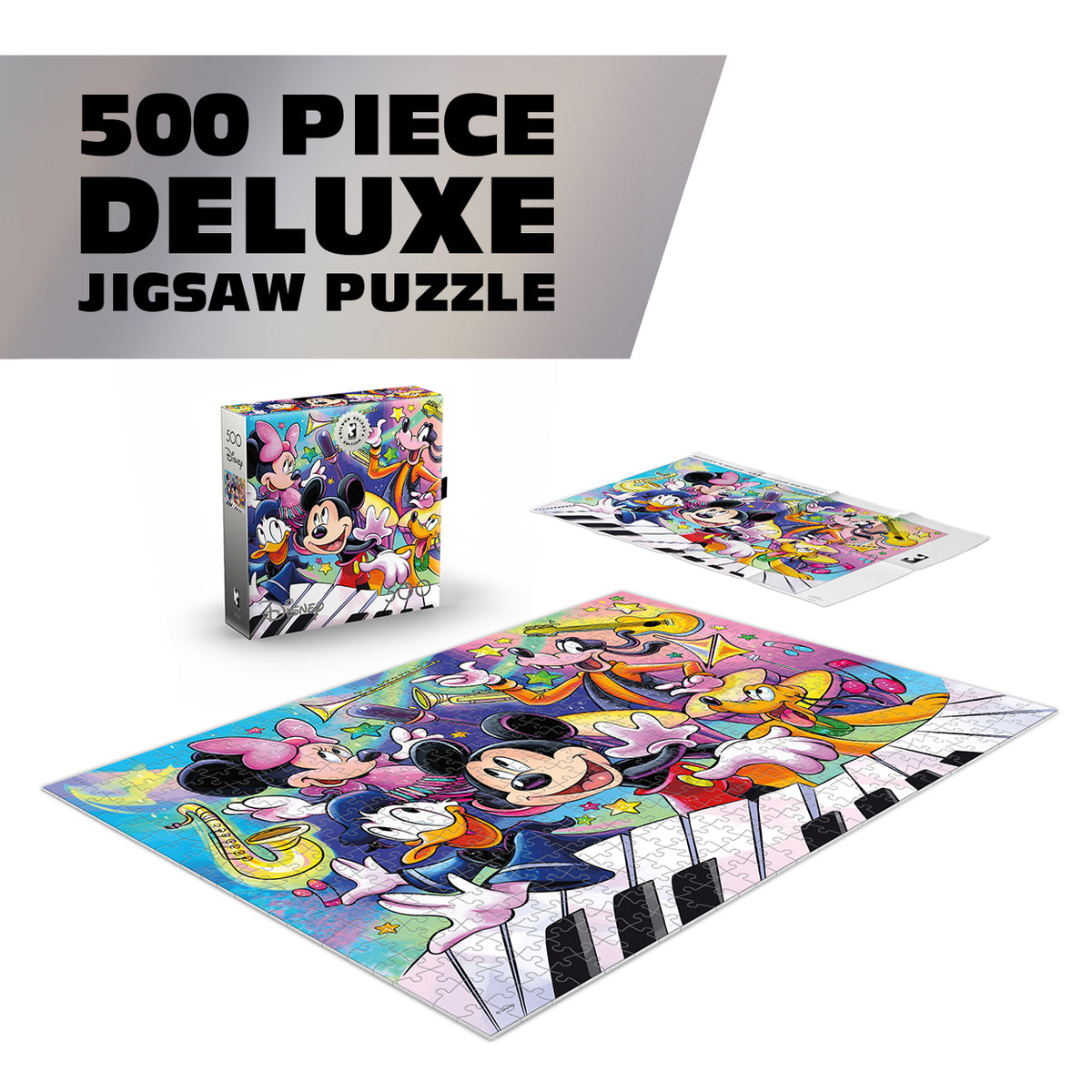 Silver Select: Disney Mickey's Music 500 Piece Puzzle