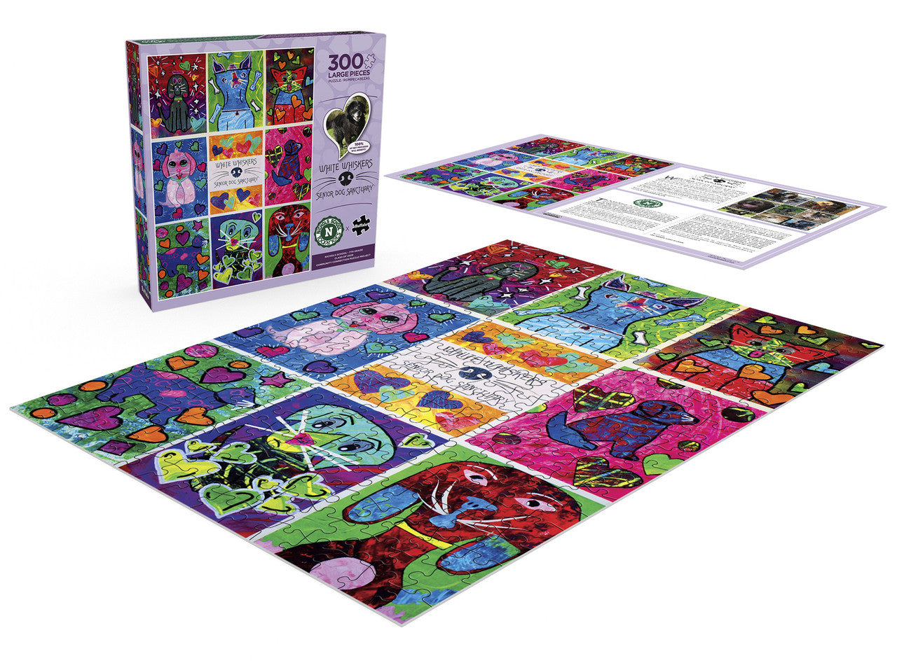 Nichols School ❤️ White Whiskers - Class of 2029 Community Connections 300 Piece Jigsaw Puzzle