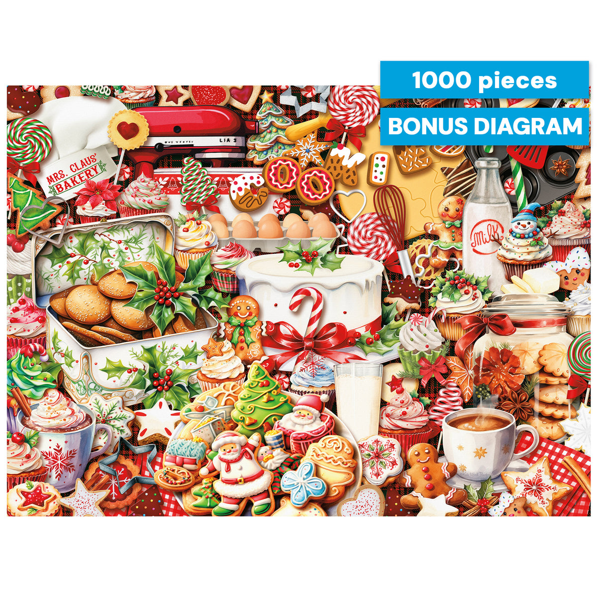 Christmas Baked Goods 1000 Piece Puzzle