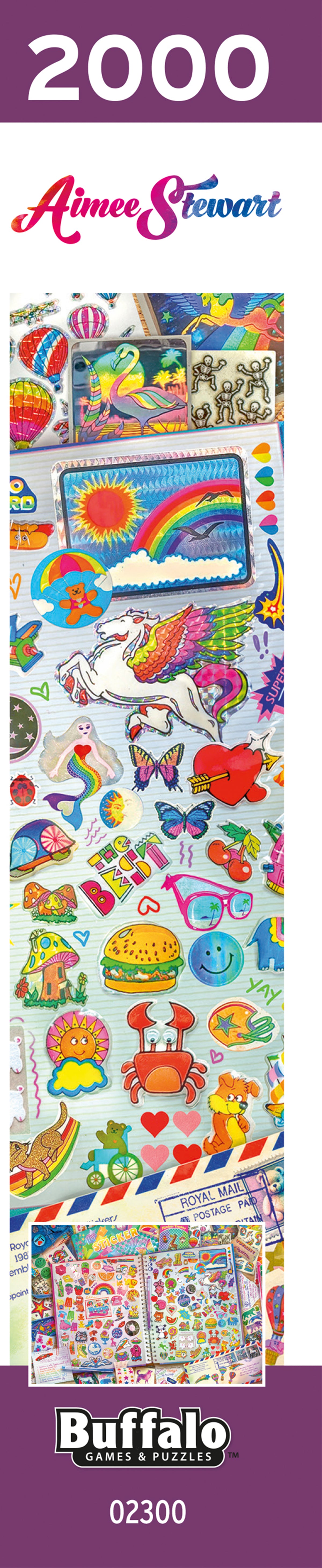 Aimee Stewart: My Rad Sticker Collection 1987 - 2000 Piece Puzzle