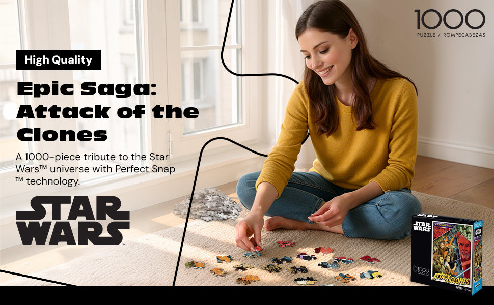 Star Wars™ Attack of the Clones -  1000 Piece Jigsaw Puzzle