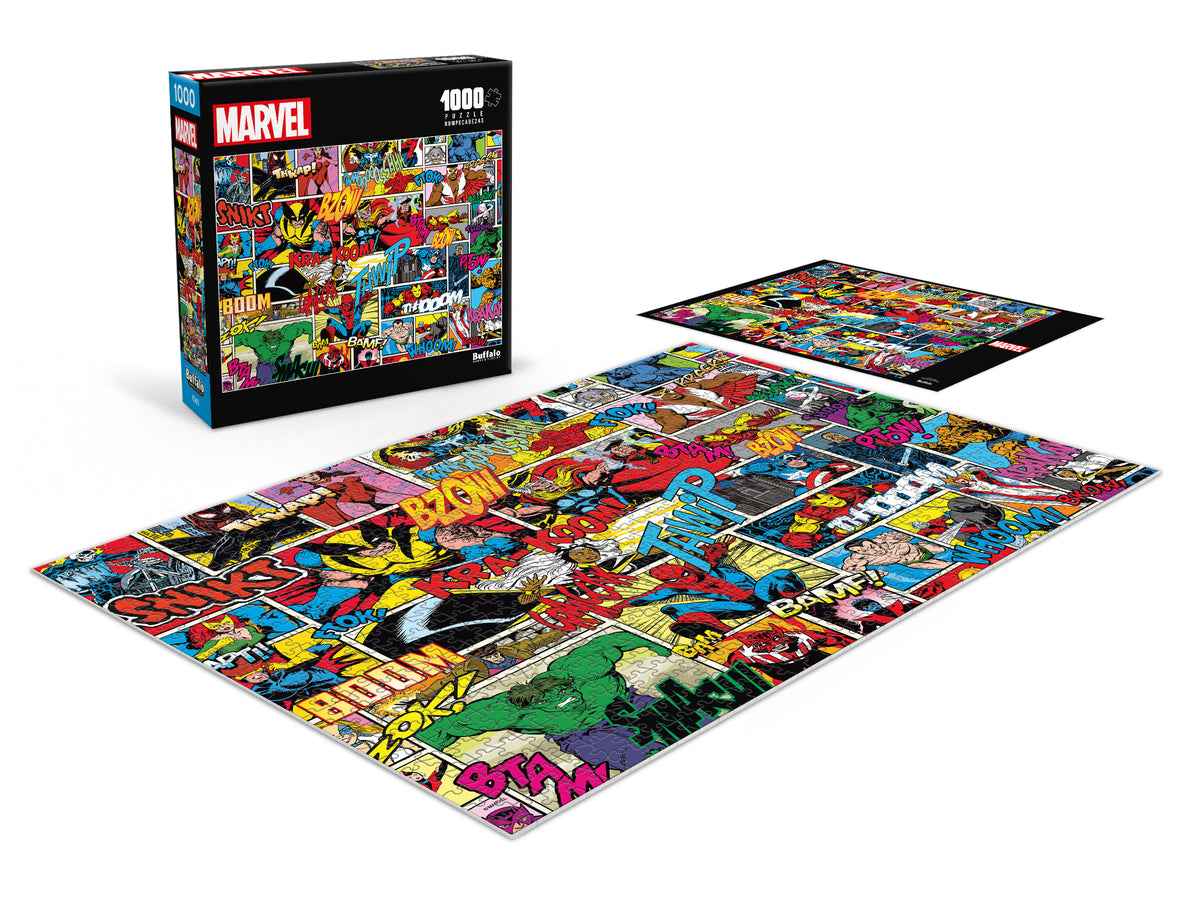 Marvel Heroes Comic Collage 1000 Piece Jigsaw Puzzle