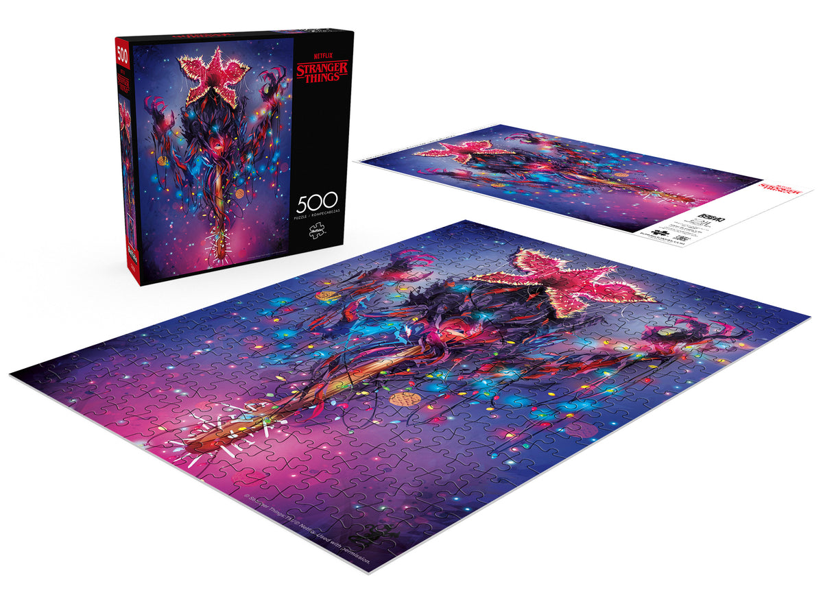 Stranger Things Demogorgon Lights 500 Piece Jigsaw Puzzle