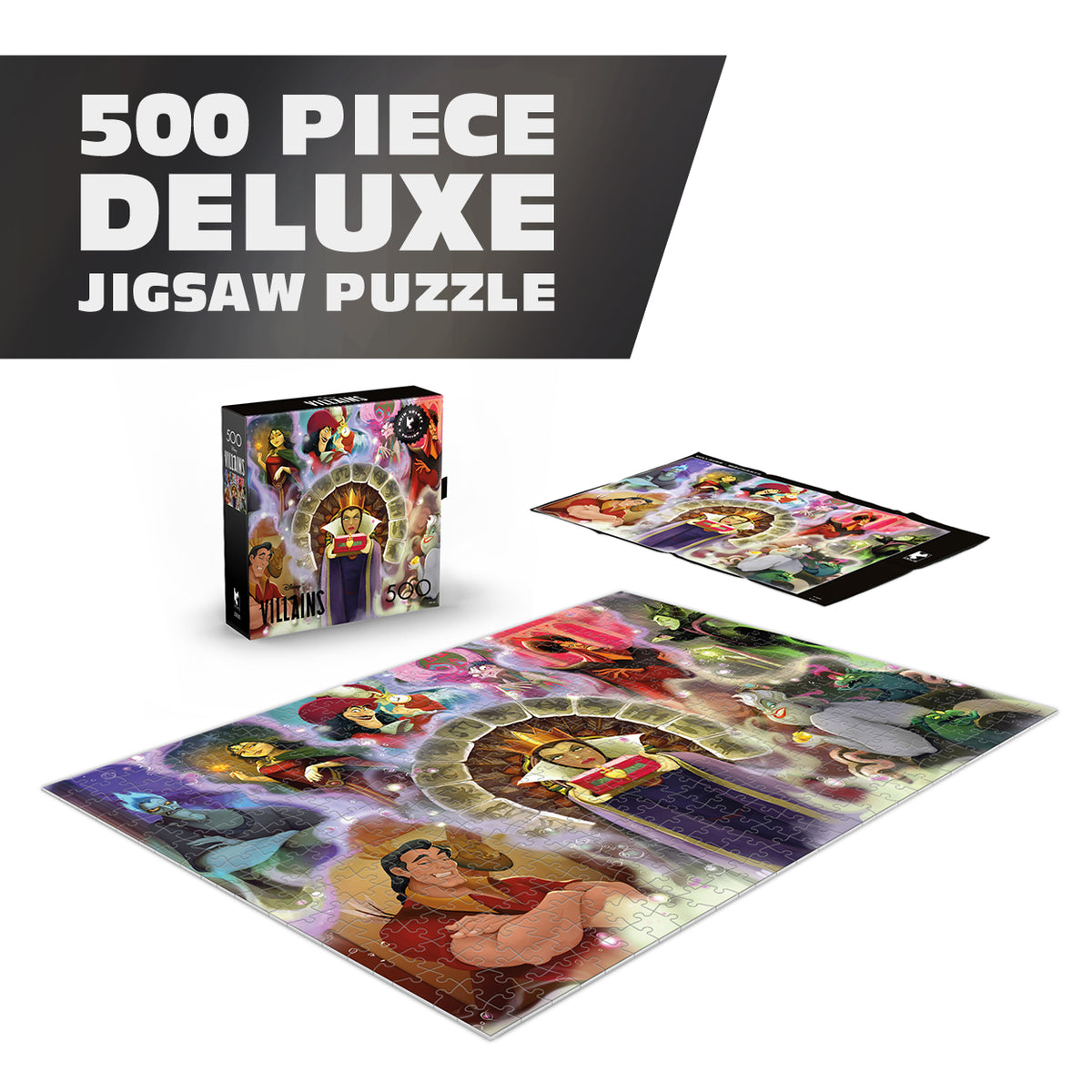 Noir Select: Disney Villains 500 Piece Puzzle