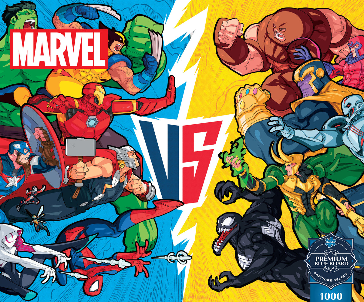 Marvel Versus puzzle for Adults, Sapphire Select - 1000 Pieces Jigsaw Puzzle