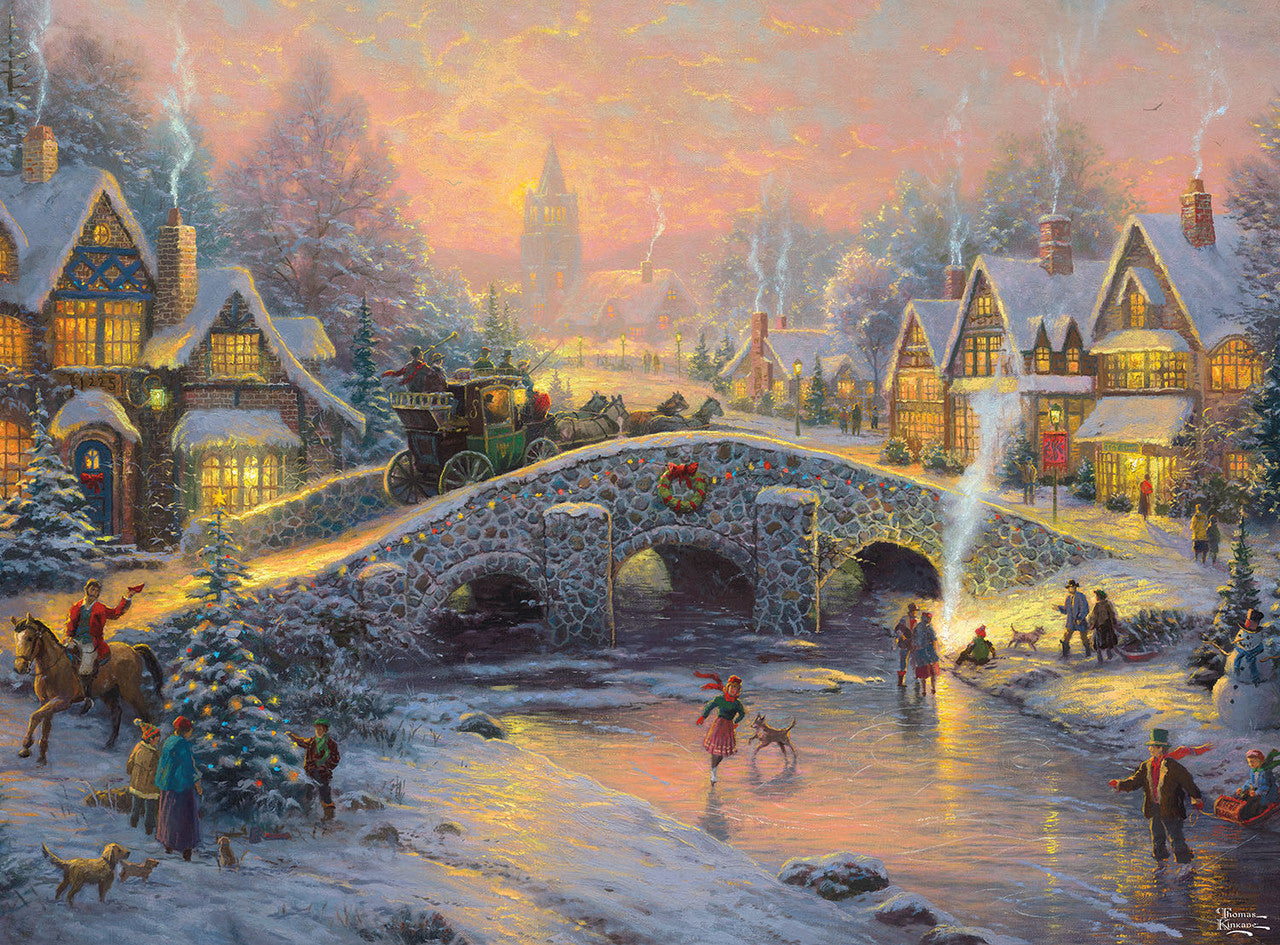 Ceaco Thomas Kinkade Silver Select: Spirit of Christmas 1000 Piece Puzzle