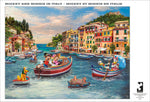 Ceaco Disney Mickey and Minnie in Italy by Thomas Kinkade Studios 1000 Piece Jigsaw Puzzle - Silver Select Edition