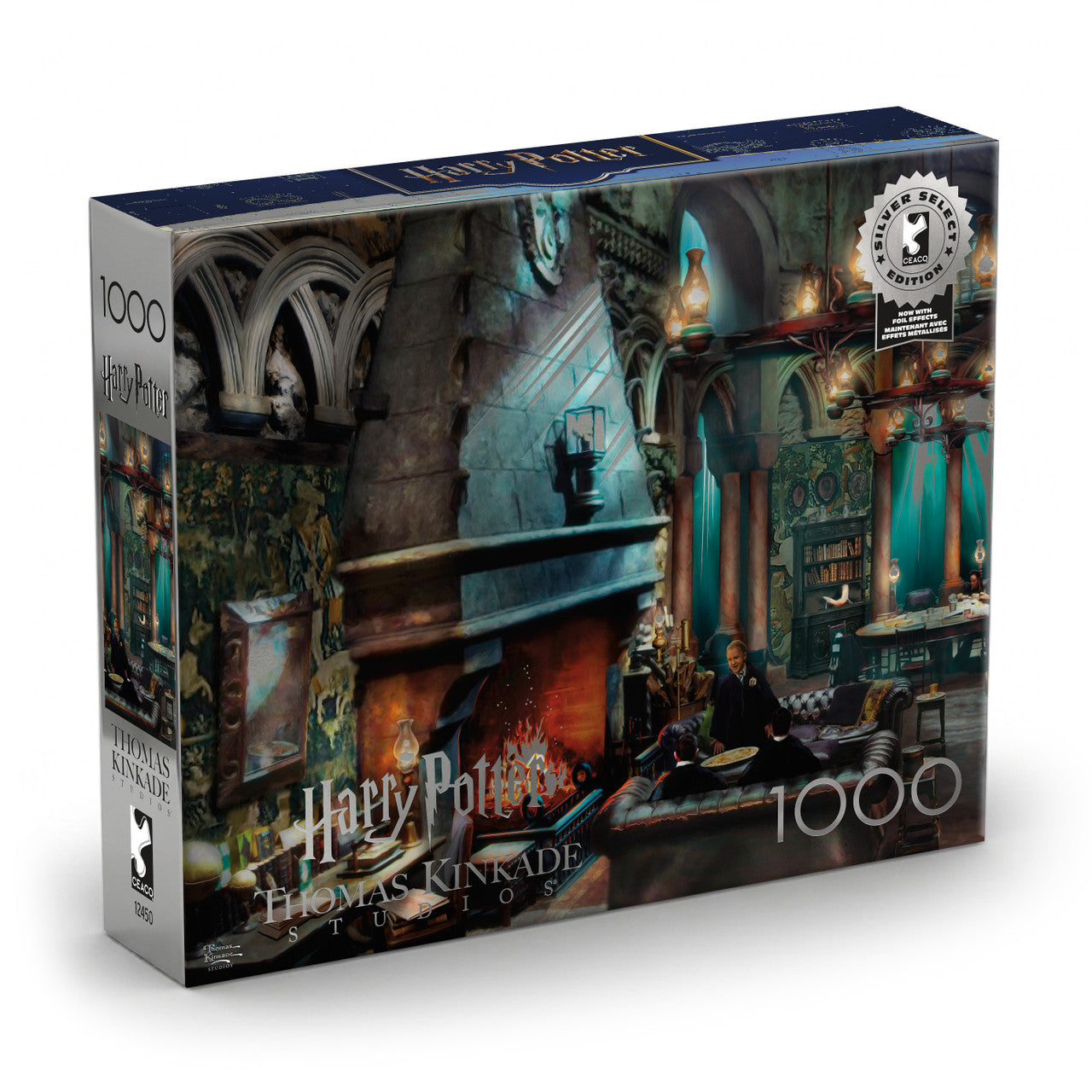 Ceaco HARRY POTTER (WIZARDING WORLD) Silver Select Slytherin Common Room 1000 Piece Puzzle
