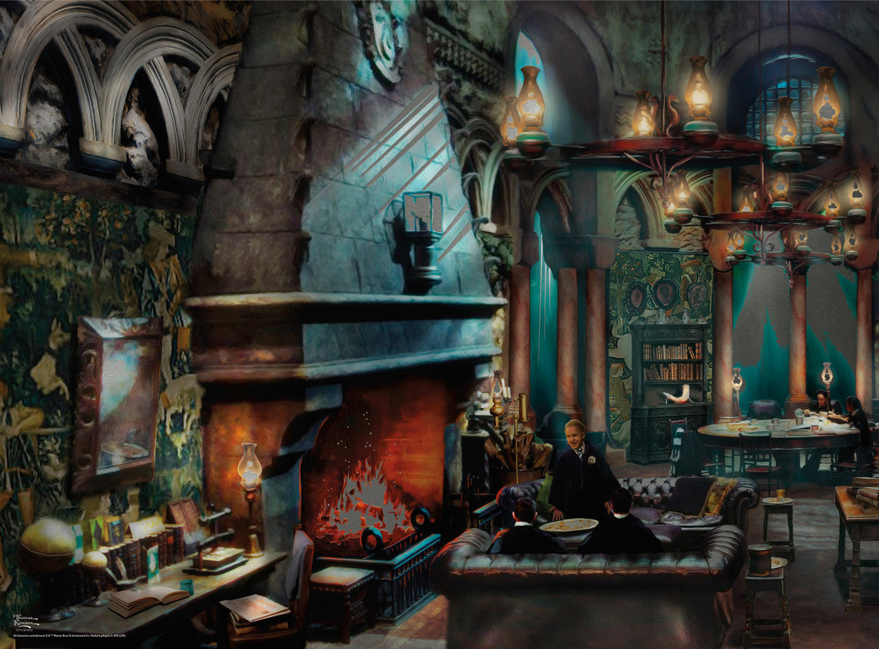 Ceaco HARRY POTTER (WIZARDING WORLD) Silver Select Slytherin Common Room 1000 Piece Puzzle