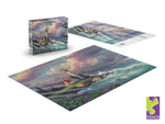 Ceaco Thomas Kinkade Silver Select Windswept Cove 1000 Piece Puzzle