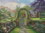 Ceaco Thomas Kinkade Silver Select Hummingbird Cottage 1000 Piece Puzzle