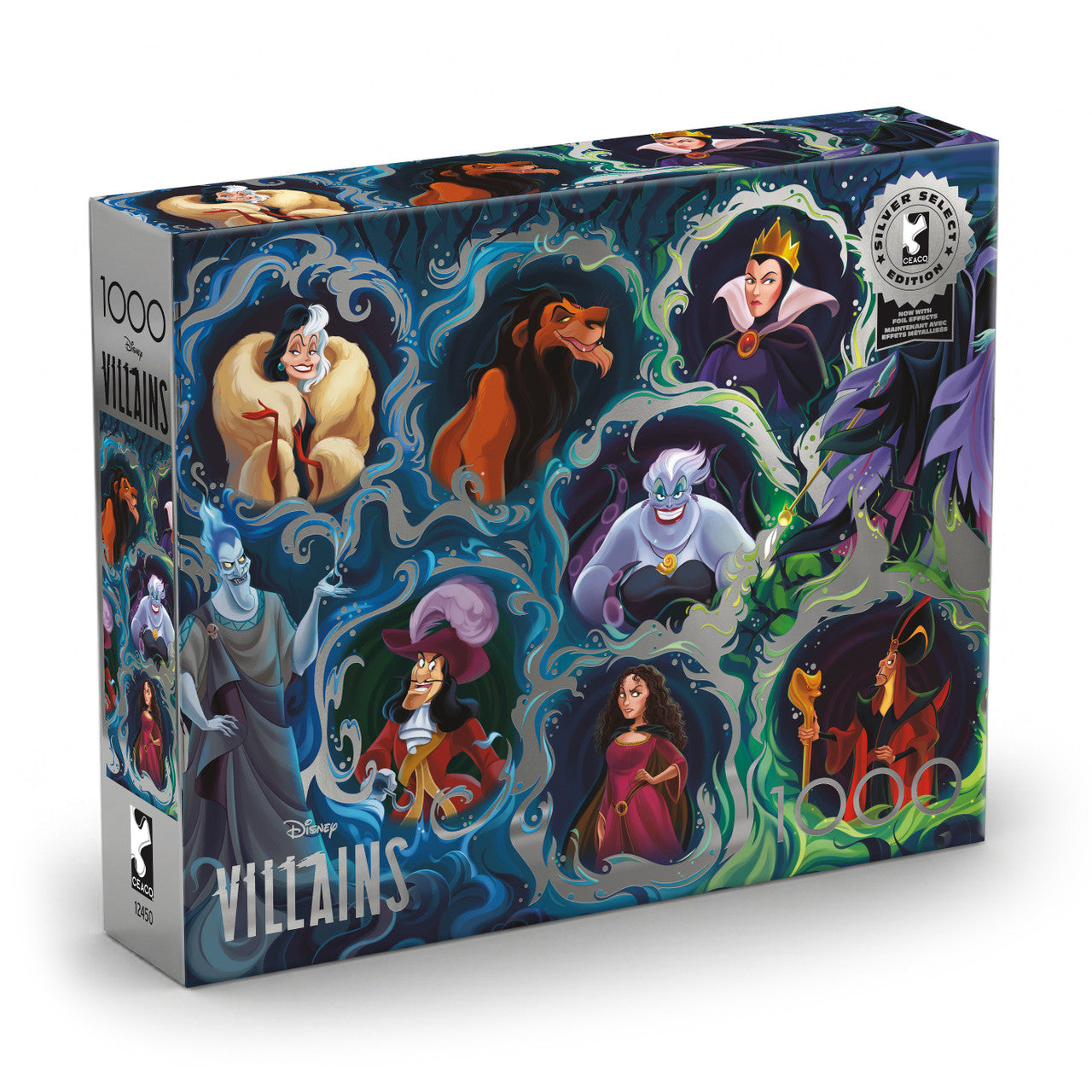 Ceaco Silver Select Disney Villains 1000 Piece Puzzle – Buffalo Games