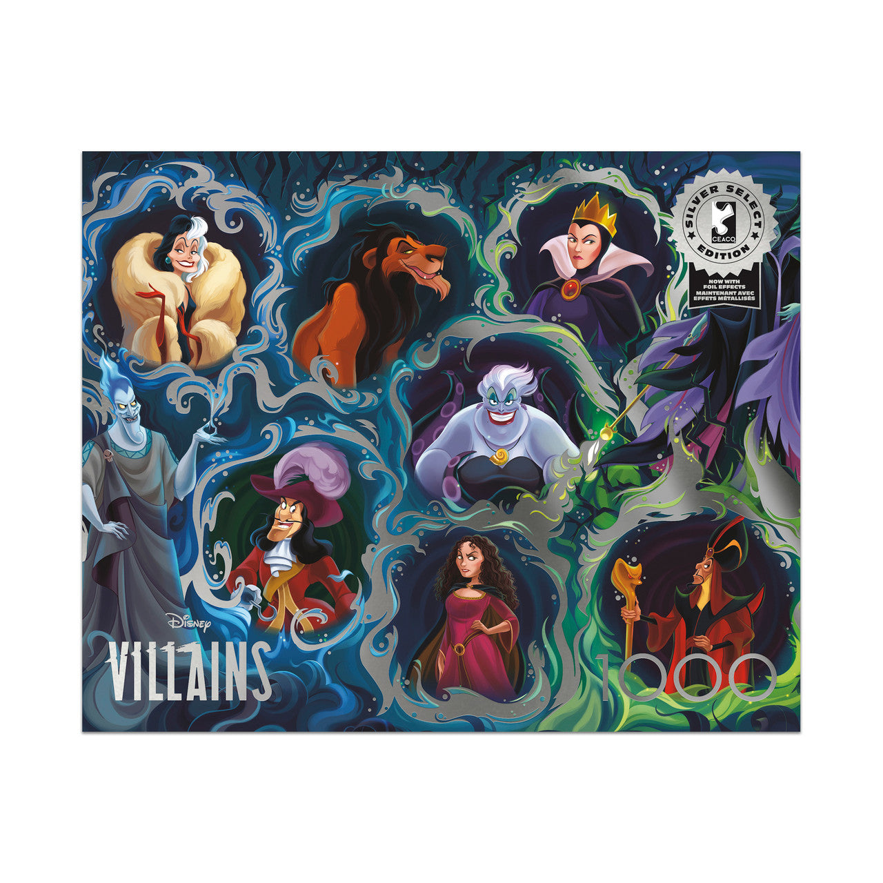 Ceaco Silver Select Disney Villains 1000 Piece Puzzle