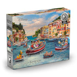 Ceaco Thomas Kinkade Disney Silver Select Mickey and Minnie in Italy 1000 Piece Puzzle