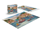 Ceaco Thomas Kinkade Disney Silver Select Mickey and Minnie in Italy 1000 Piece Puzzle