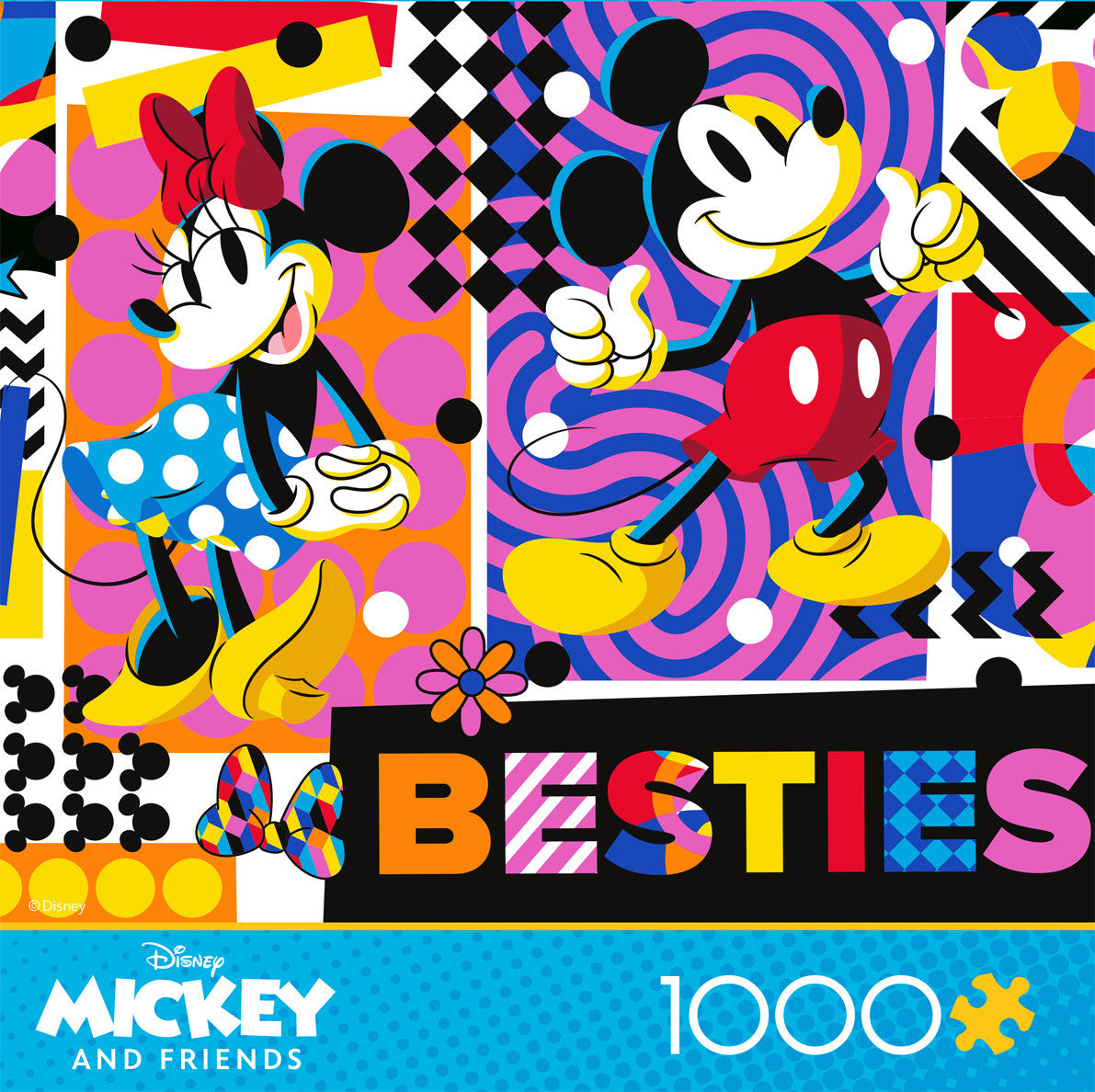 Ceaco Puzzle: Disney - Mickey's Bold Expressions 1000 Piece Puzzle