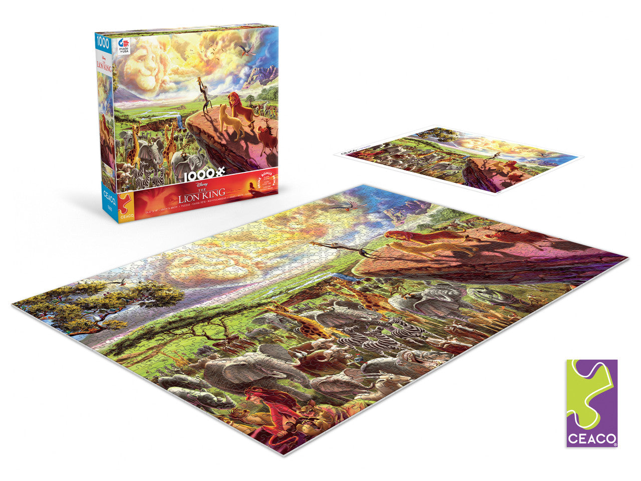 Ceaco Puzzle:  The Lion King Disney 1000 Piece Puzzle