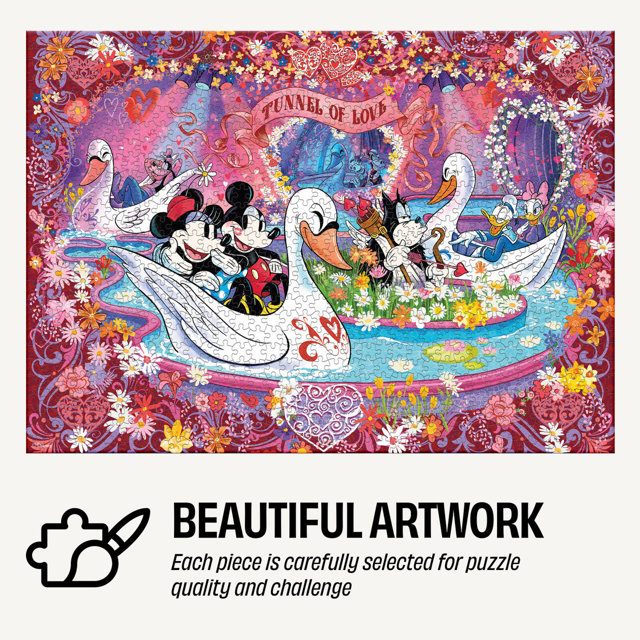 Ceaco Collector's Tin: Disney: Tunnel of Love 1000 Piece Puzzle