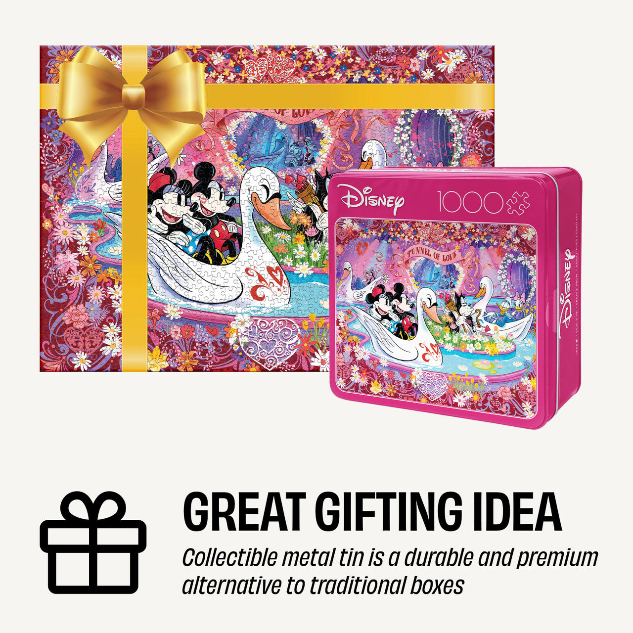 Ceaco Collector's Tin: Disney: Tunnel of Love 1000 Piece Puzzle