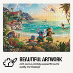 Ceaco Collector's Tin: Thomas Kinkade Disney Lilo and Stitch 1000 Piece Puzzle