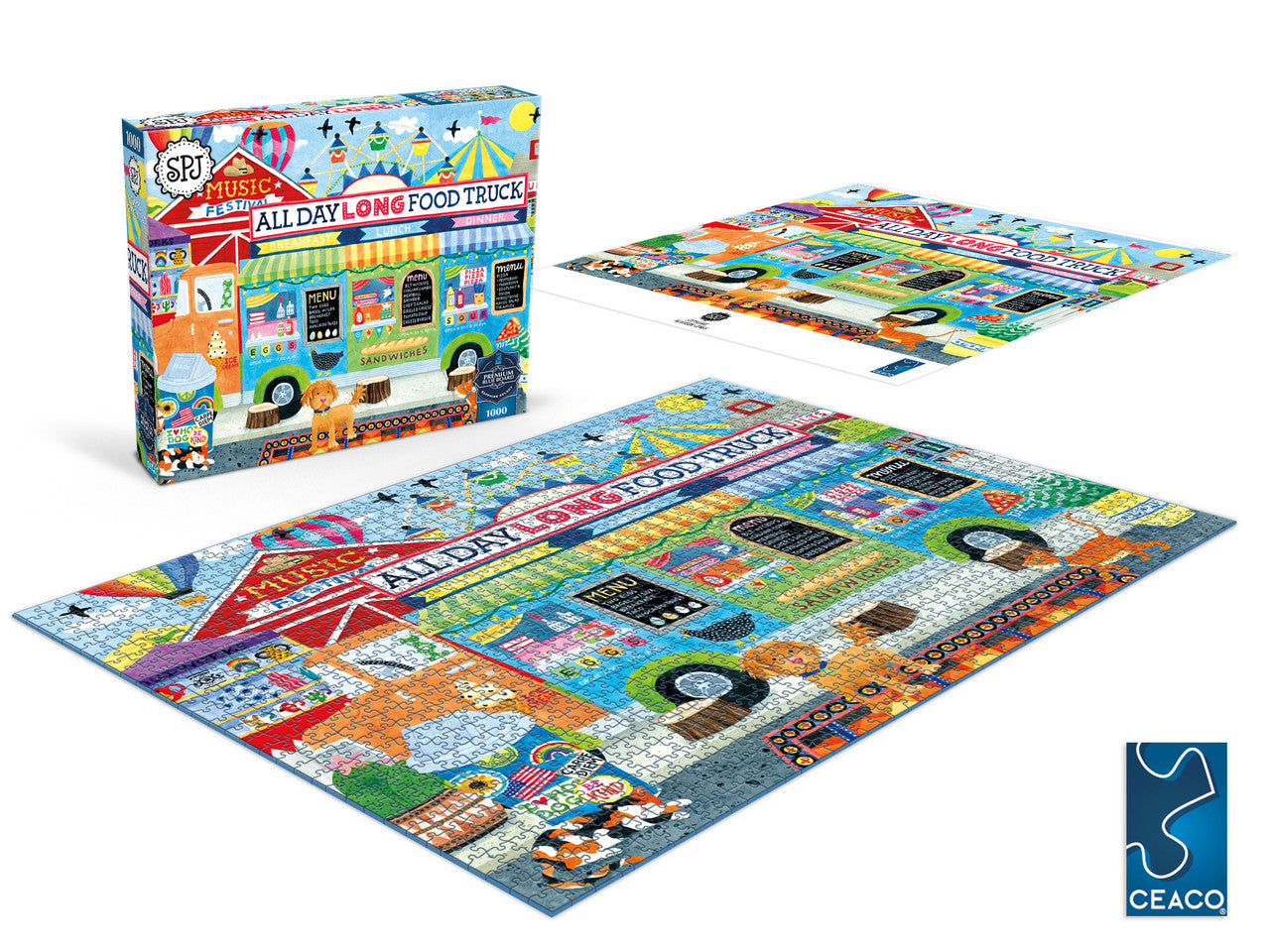 Ceaco: All Day Long Food Truck 1000 Piece Puzzle - Sapphire Select
