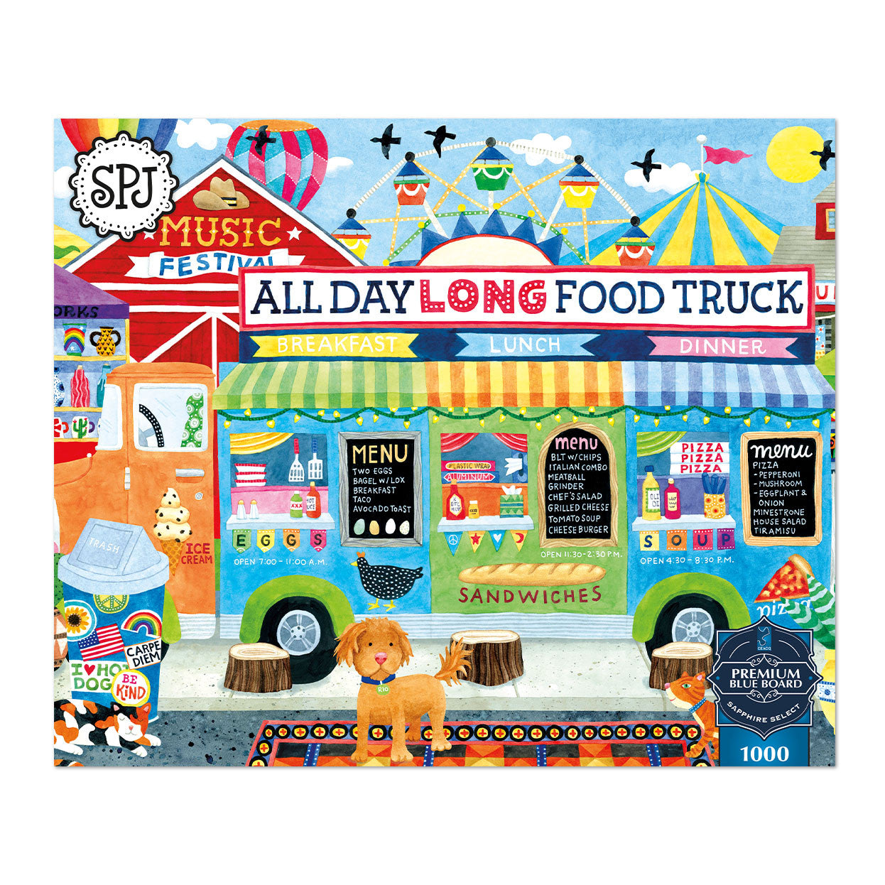 Ceaco: All Day Long Food Truck 1000 Piece Puzzle - Sapphire Select