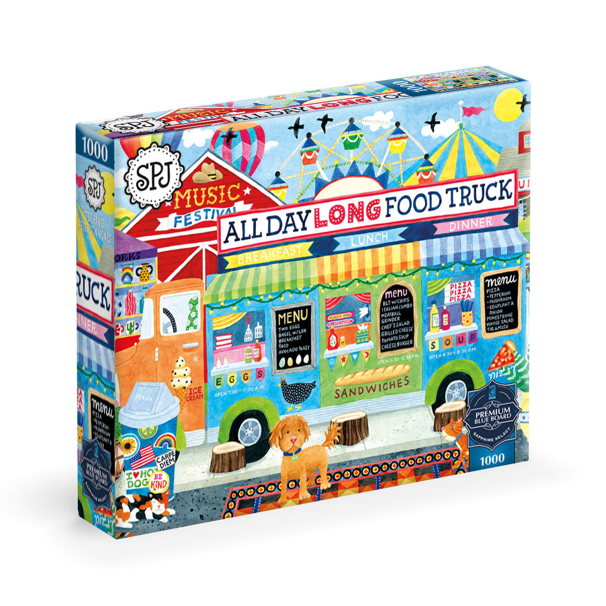 Ceaco: All Day Long Food Truck 1000 Piece Puzzle - Sapphire Select