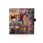 Ceaco Puzzle: Thomas Kinkade/Marvel - Spider-Man and Friends: The Ultimate Alliance  500 Piece Puzzle (Silver Select Edition) - Giftable Package With Silver Foil Accents