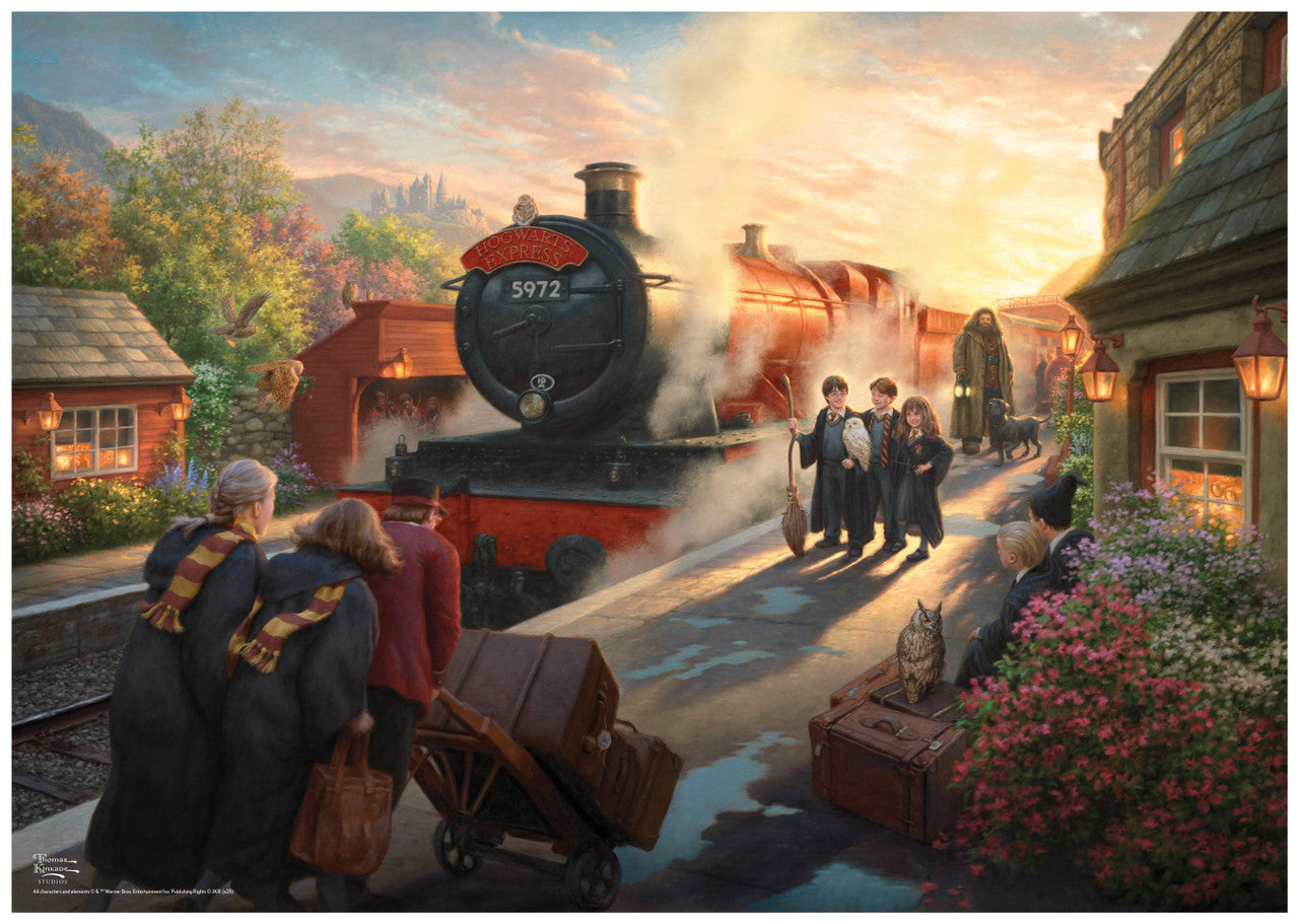 Silver Select: Thomas Kinkade Harry Potter Hogwarts Express 500 Piece Puzzle