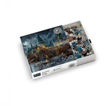 Ceaco 500 Piece Thomas Kinkade Hogwarts Castle puzzle for Adults, Silver Select