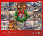 Ceaco Silver Select: Thomas Kinkade Winter Collage 2000 Piece Puzzle