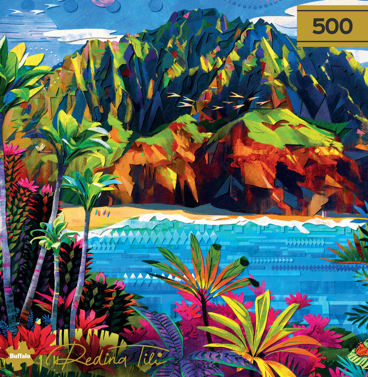 Gold collection: Redina Tili - Hawaii Spectrum - 500 Piece Jigsaw Puzzle