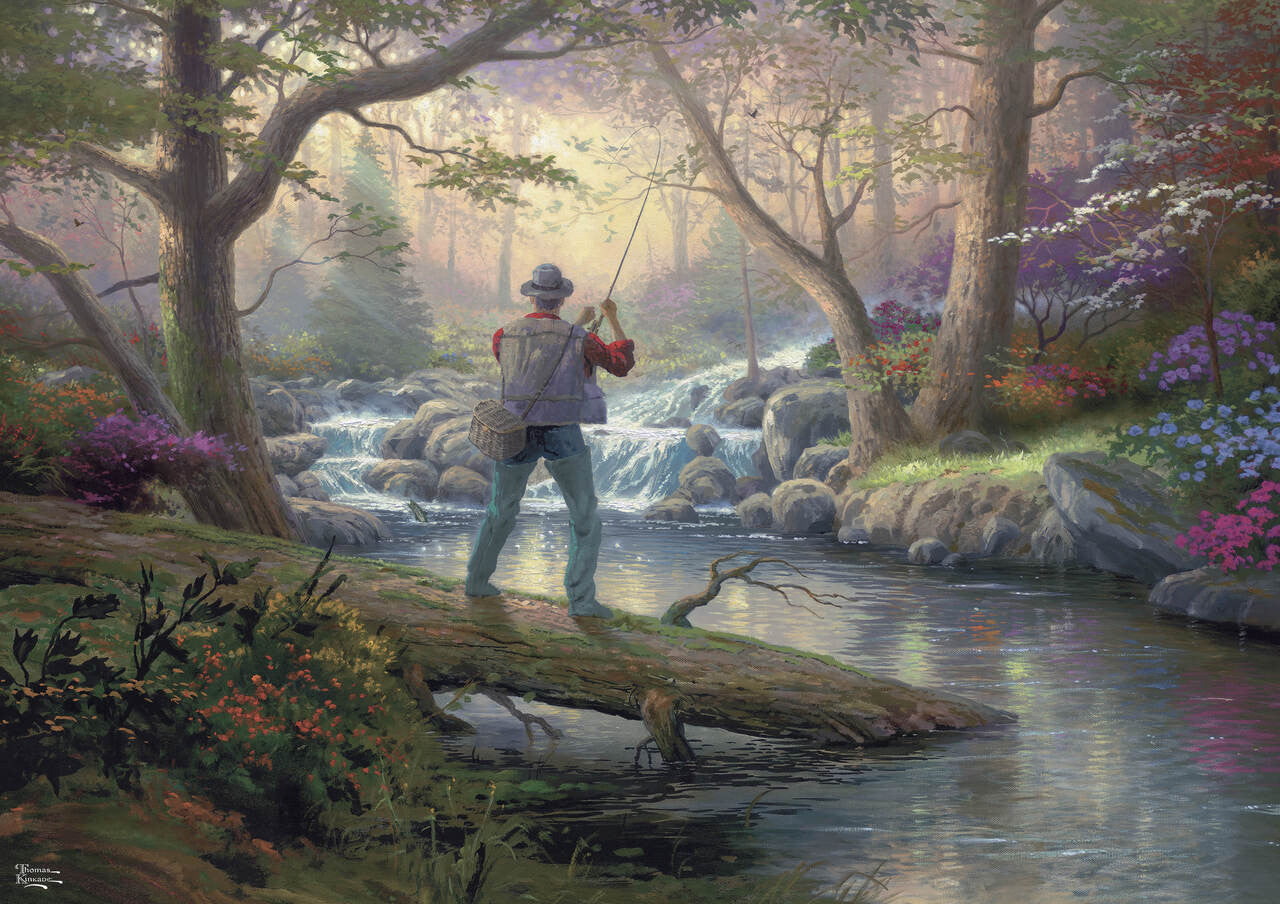Gold: It Doesn't Get Much Better 500 Piece Puzzle (Premium Giftable Gold Box) Thomas Kinkade