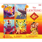 Ceaco Puzzle: 4 X 1 Kids Multipack - Disney - Lion King Kids 48-piece,  72-piece and 100-piece Puzzles