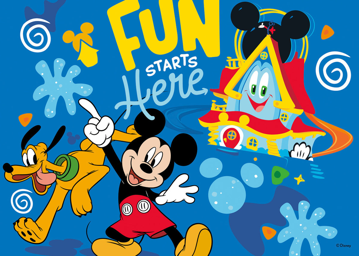 Ceaco Puzzle: Disney: Mickey's Clubhouse 4 in 1 Kids Puzzles - 48-piece, 72-piece & 100-piece Puzzles
