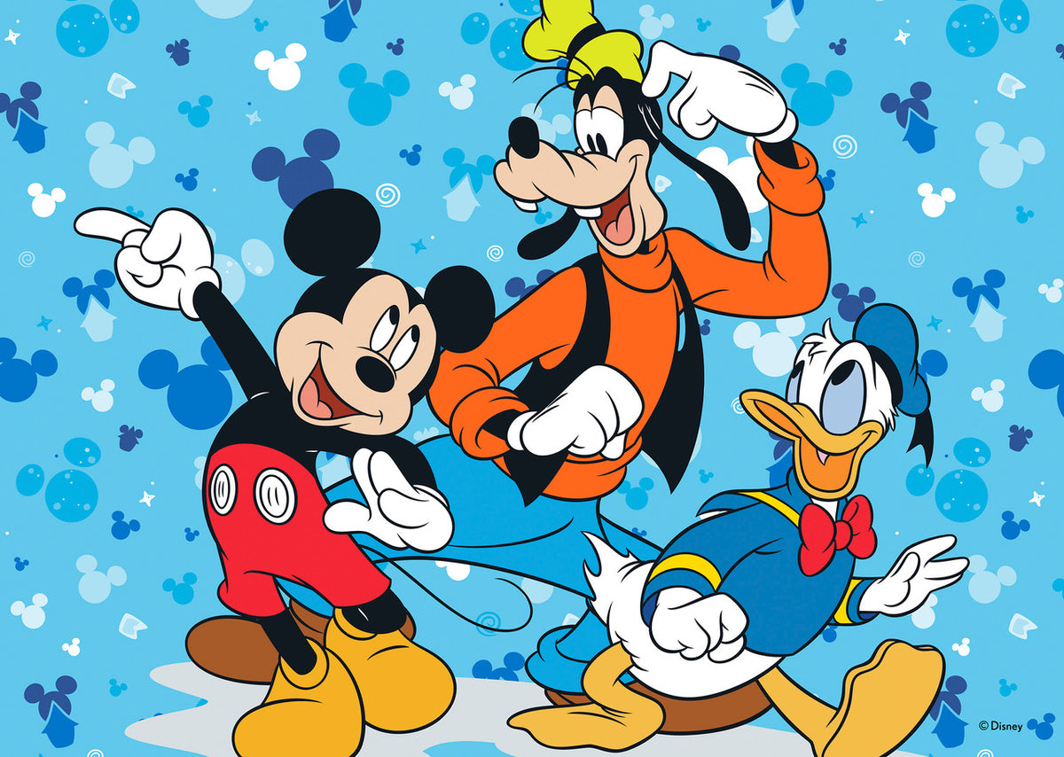 Ceaco Puzzle: Disney: Mickey's Clubhouse 4 in 1 Kids Puzzles - 48-piece, 72-piece & 100-piece Puzzles