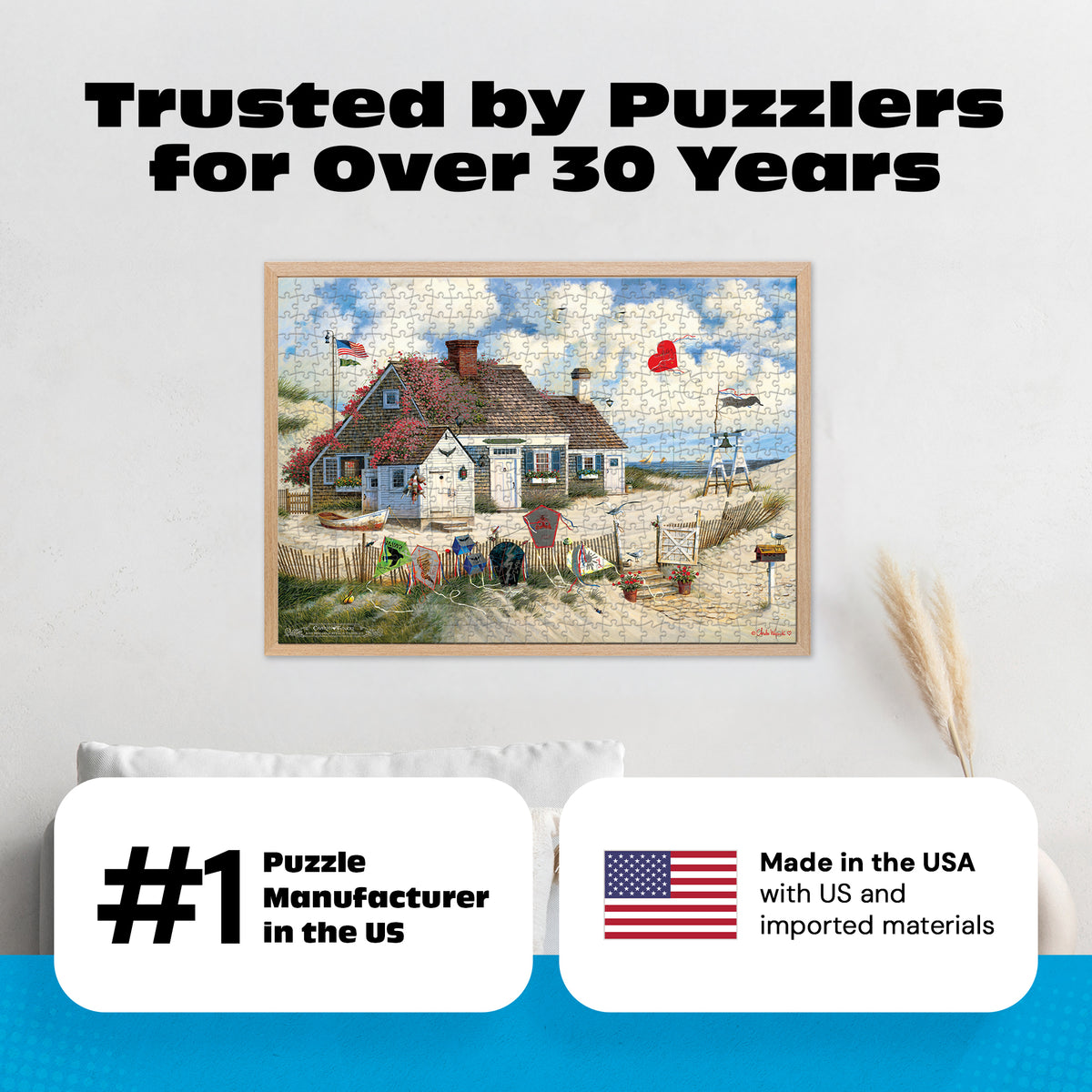 Charles Wysocki - Silver Select: Rootbeer Break at the Butterfields 500 Piece Puzzle