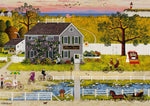 Charles Wysocki Nantucket Flower Shop 300 Piece Jigsaw Puzzle Poster