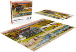 Charles Wysocki Nantucket Flower Shop 300 Piece Jigsaw Puzzle Assempled
