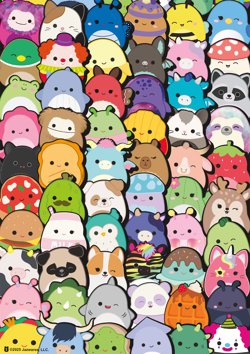 Squishmallows Collage - 500 Piece Jigsaw Puzzle