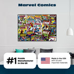 Silver Select: Marvel Comic Collage 2000 Piece Puzzle