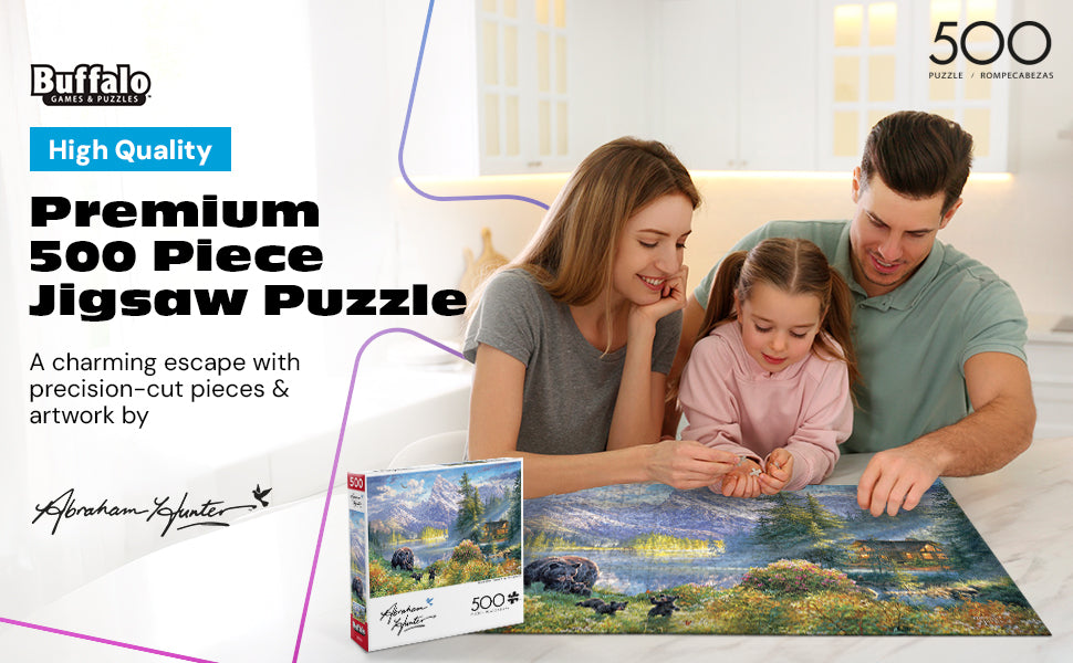 Abraham Hunter Mountain Morning 500 Piece Jigsaw Puzzle