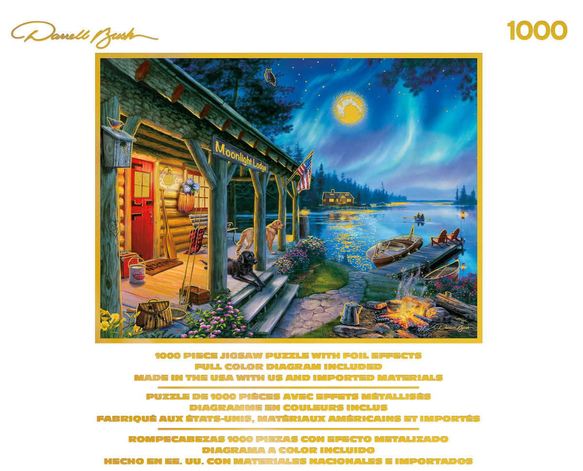 Gold Collection: Moonlight Lodge 1000 Jigsaw Puzzle
