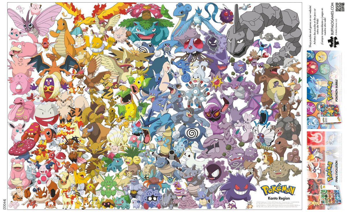 Kanto Pokemon 151 - 500 Piece Puzzle