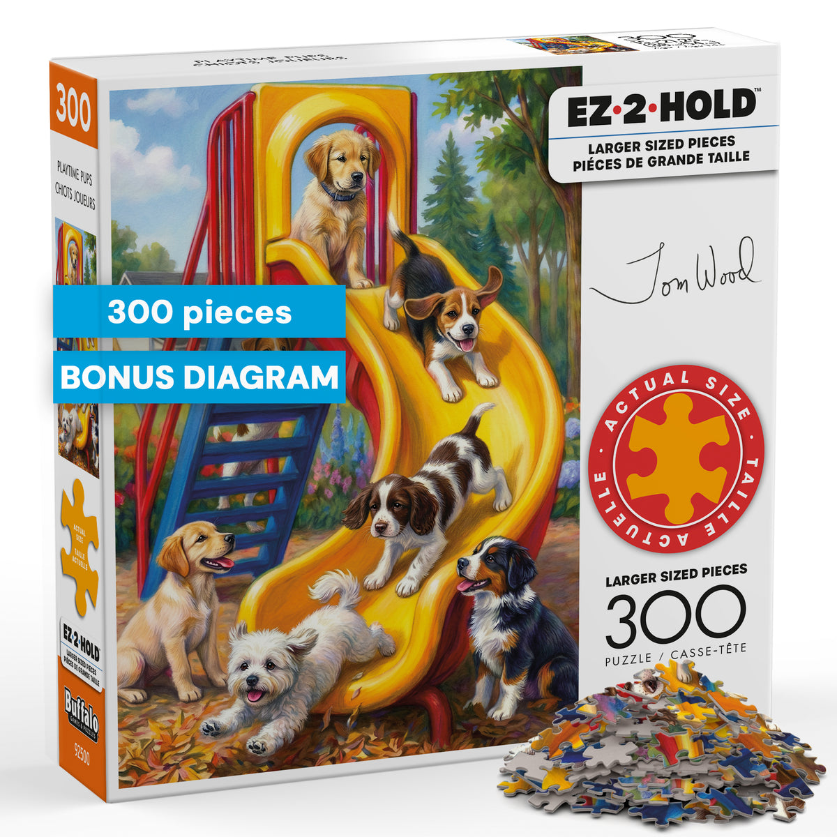 Playtime Pups 300 Large Piece Puzzle